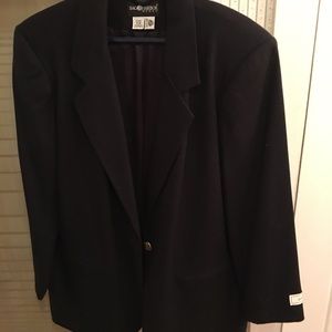 Navy blue 100% wool blazer.  NWT
